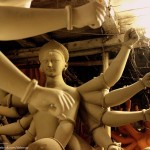 making durga at kumartuli