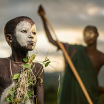 nomadic Suri tribe boy