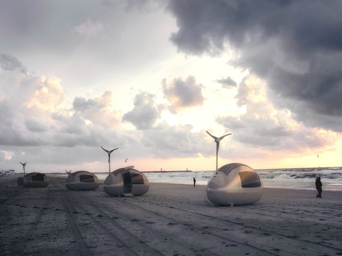 eco capsule at beaches