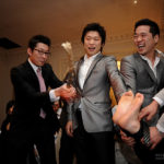 Beating the groom’s feet Korea
