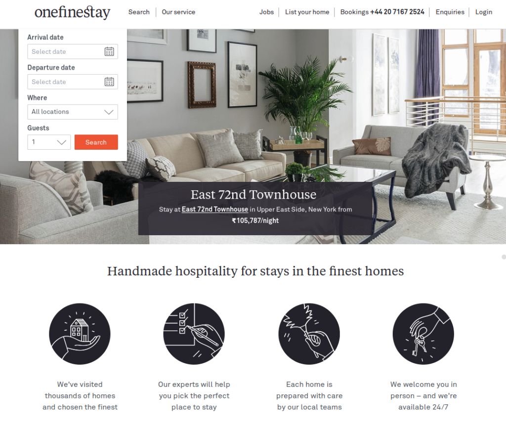 onefinestay