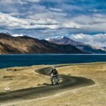 Bike adventure at Pangong