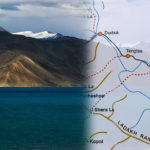 pangong lake road map