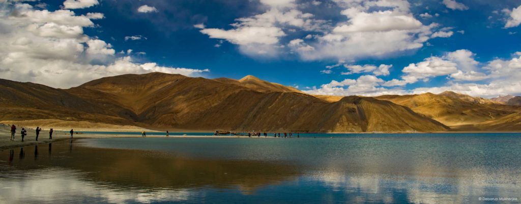 reflection at pangong lake