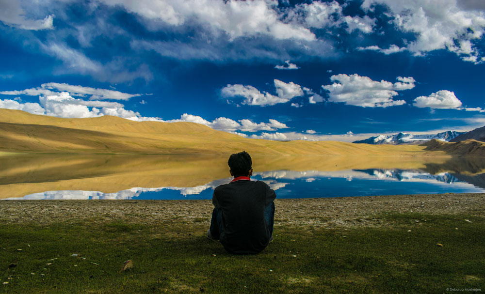 Lonely near Tso Kiagar Lake