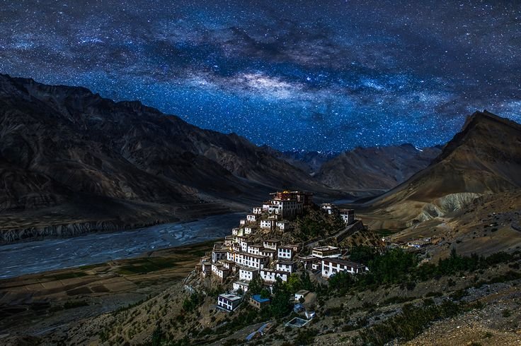 spiti valley night sky