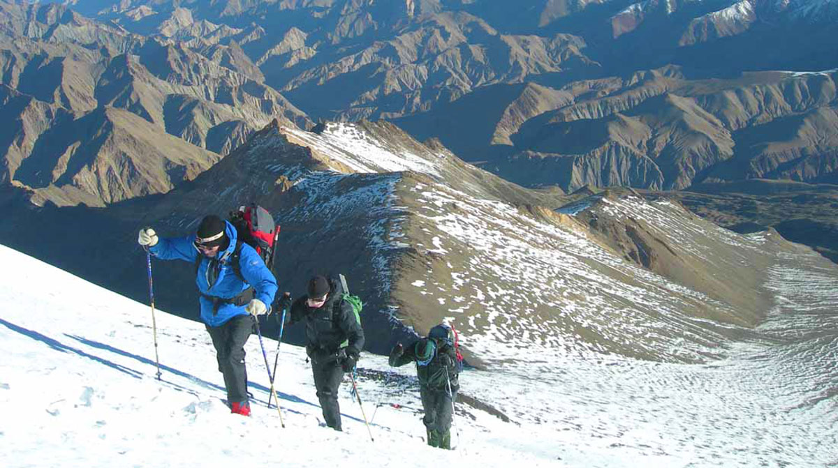 markha valley with stok khangri trekking