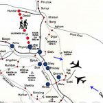 nubra valley trek map