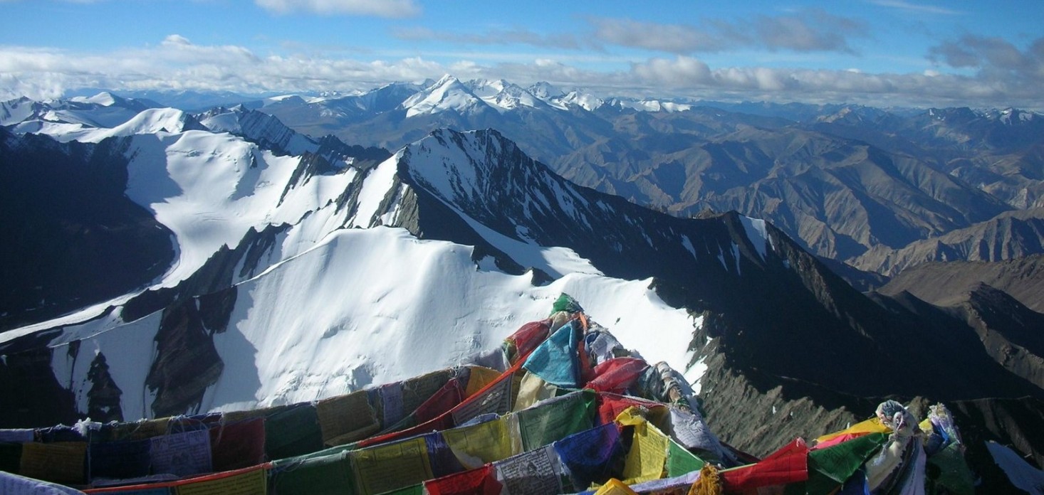 view from Stok Kangri