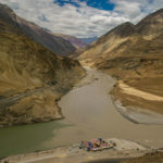 Confluence of Indus and Zanskar Rivers