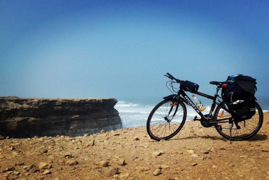 crossing Sahara by cycle