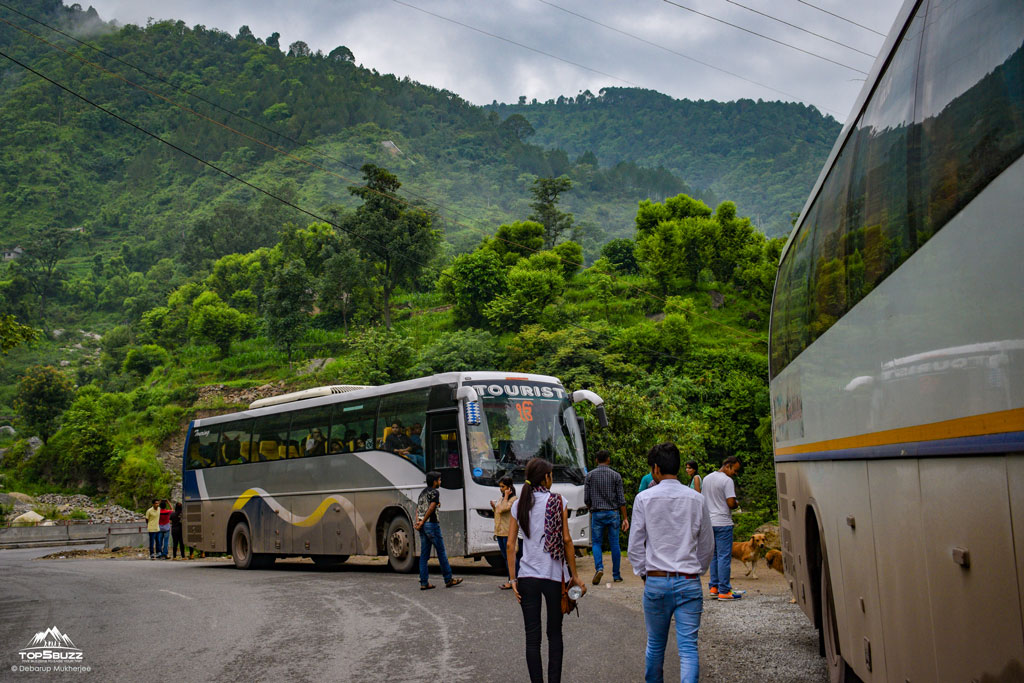 Delhi to Manali HRTC Volvo bus