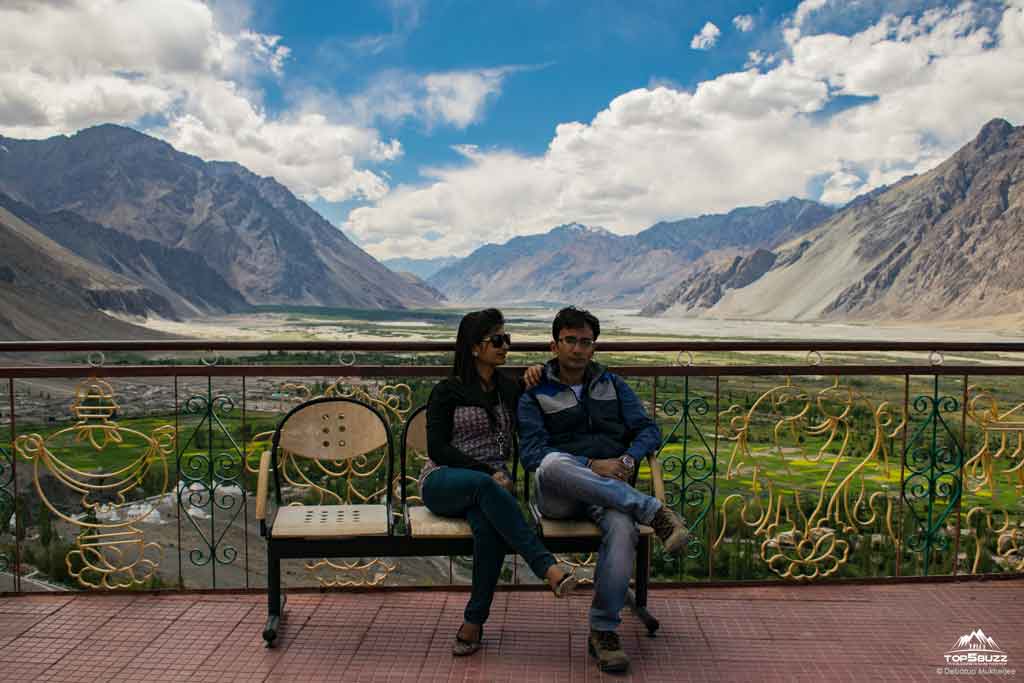 Nubra Valley from Diskit Monastery