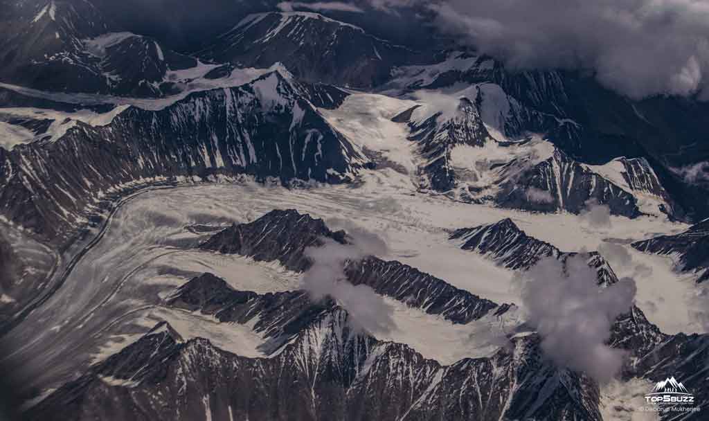 ladakh from flight