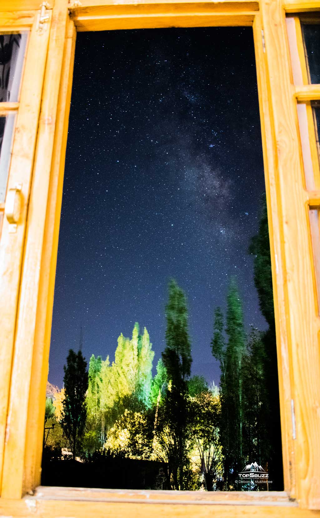 Milky Way from leh hotel