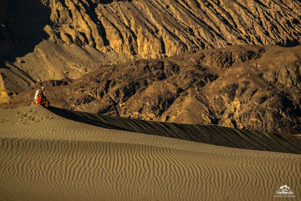 sand dunes at Nubra Valley