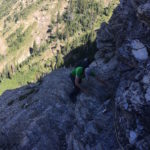 climbing crypt lake trail