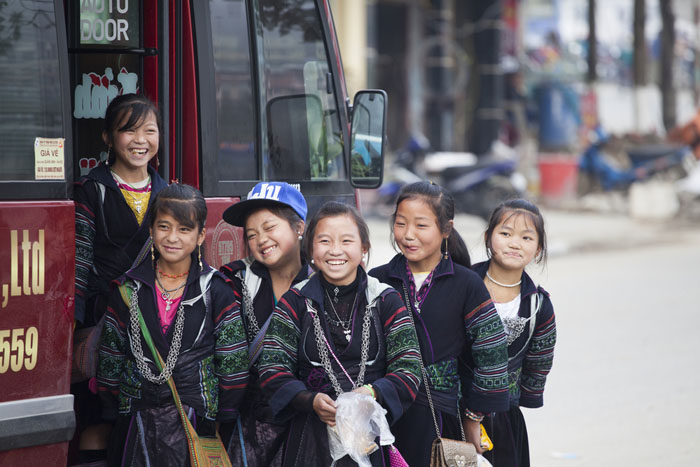 the Hmong girls in Sapa