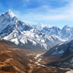 mount Ama Dablam with beautiful sky