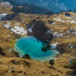 Aerial-view-of-Brahmatal-Lake