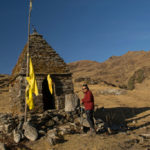 Brahma-temple-near-Brahmatal-lake
