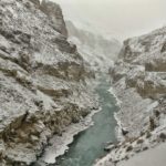 Snow Covered Spiti River in Winter