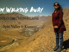 Solo Girl in Spiti Valley Hyperlapse
