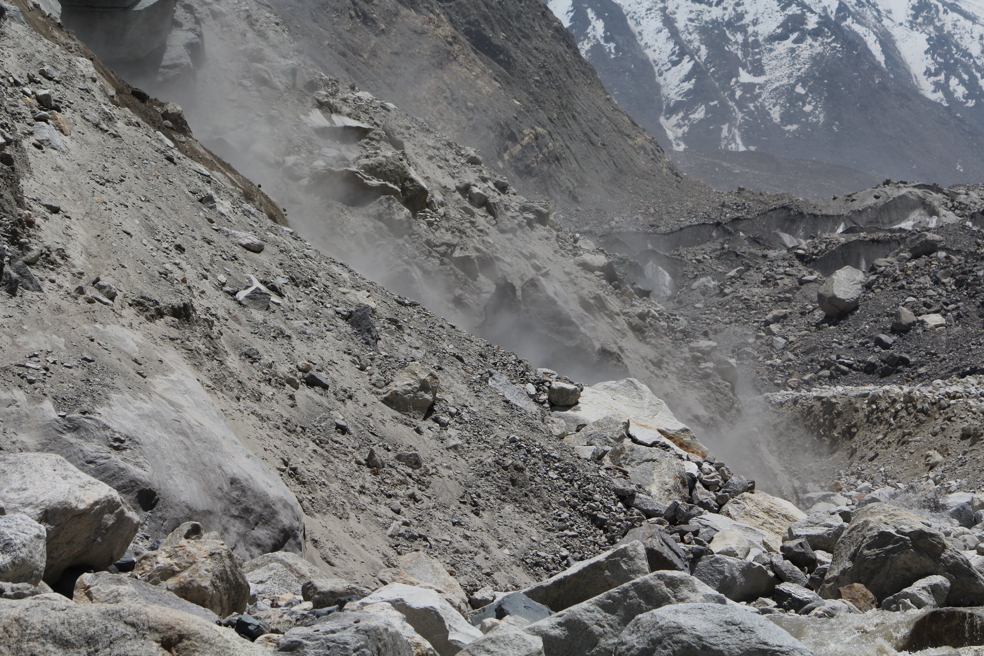 gangotri glacier landslide