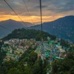 view from gangtok ropeway