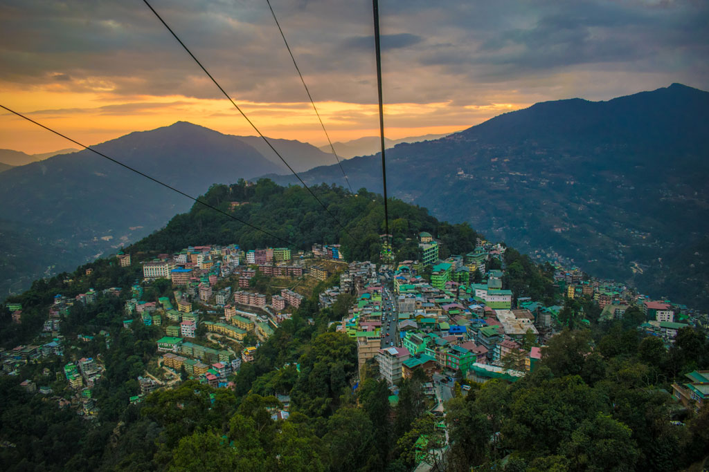 View from Gangtok Ropeway