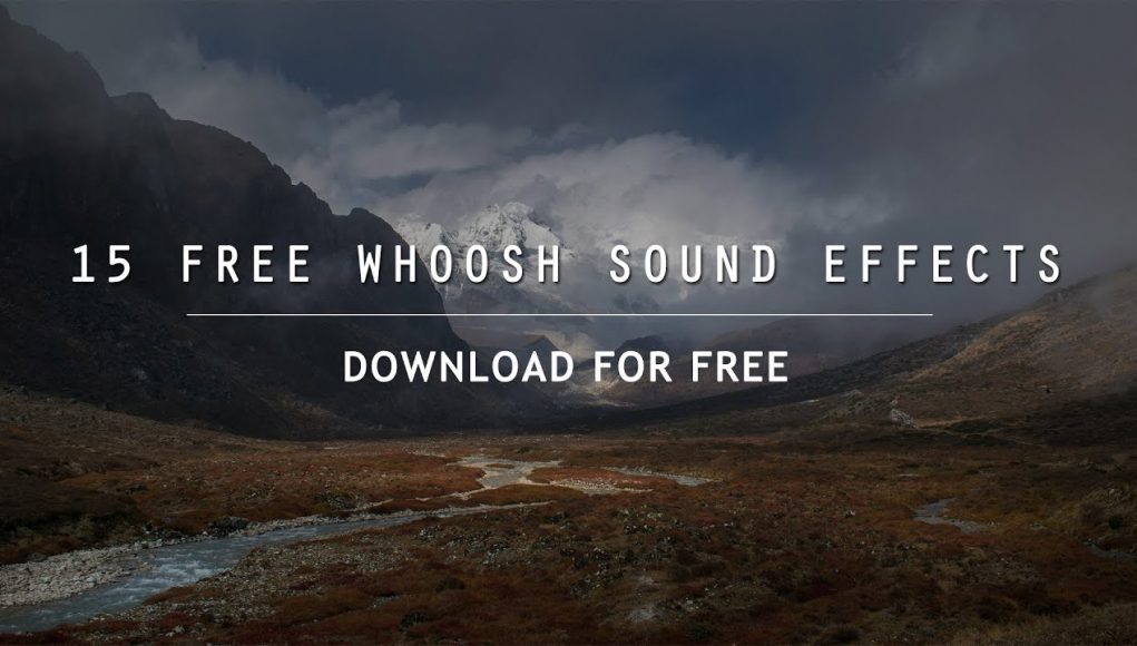 free whoosh sounds effect