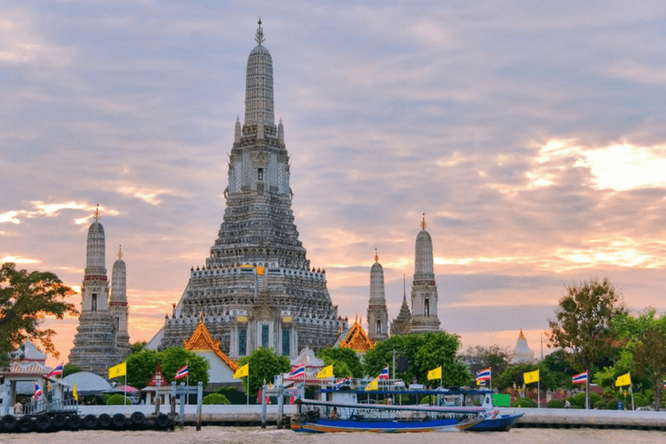 wat pho and wat arun, bangkok