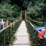 Bridge crossing in Goechala Trek