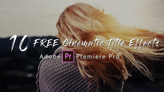 free cinematic title