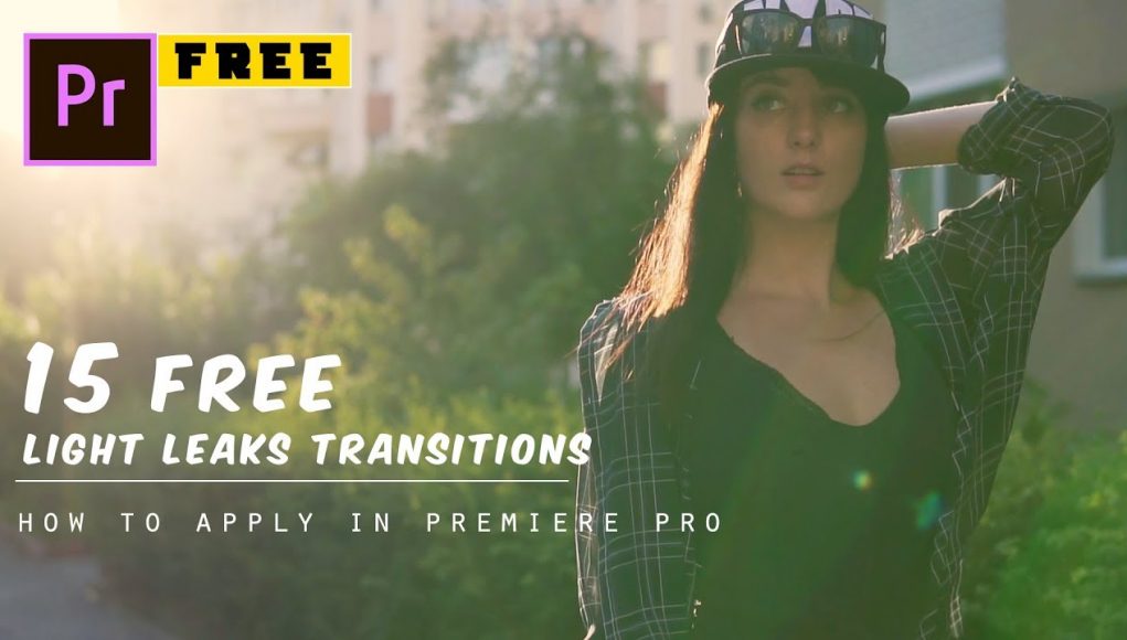 free light leak transition presets