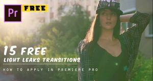 free light leak transition presets