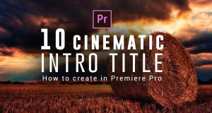 cinematic intro title tutorial