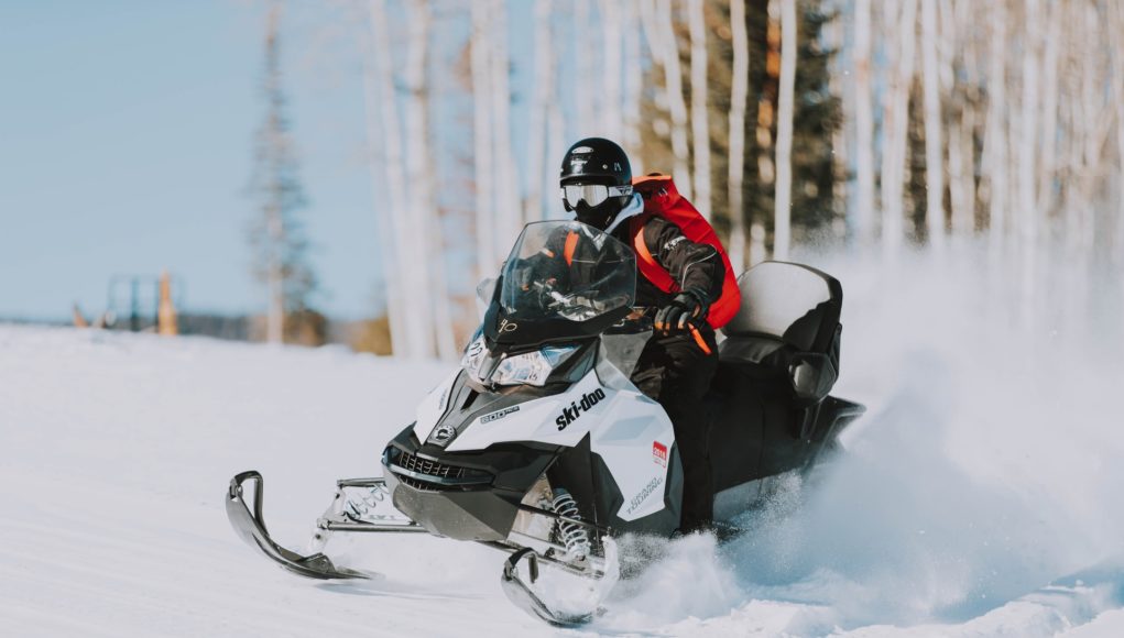 Snowmobiling