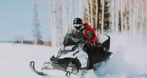 Snowmobiling