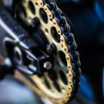 clean motorbike chain