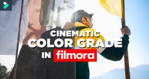 how to cinematic color grade in filmora